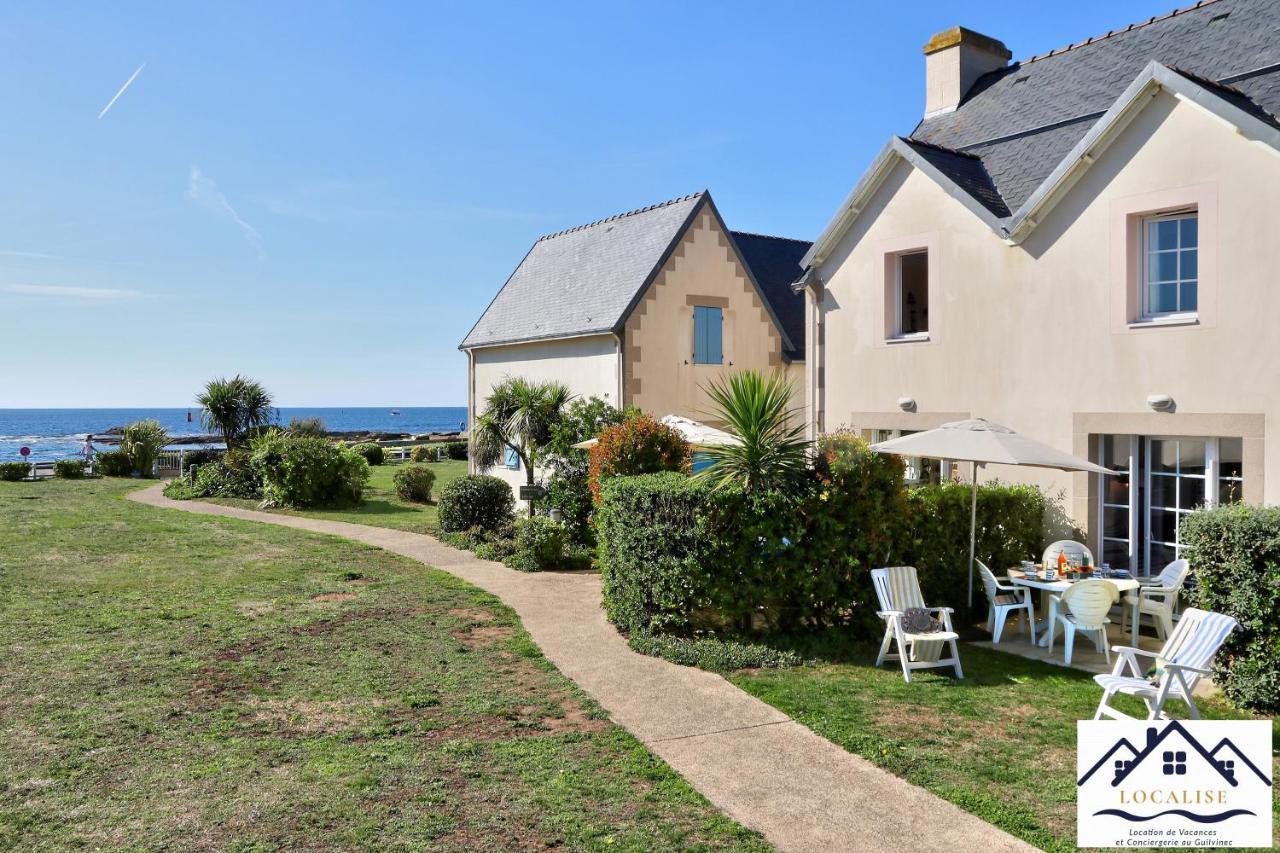 Localise Au Guilvinec - A15 - Vue Sur La Mer La Piscine Et Le Jardin - Tout A Pied, Plages, Port, Centre, Commerces, Marche - Wifi Inclus - Animaux Bienvenus - Linge De Lit Inclus Bagian luar foto