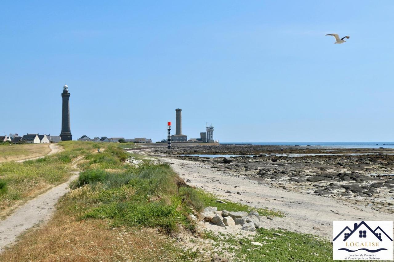 Localise Au Guilvinec - A15 - Vue Sur La Mer La Piscine Et Le Jardin - Tout A Pied, Plages, Port, Centre, Commerces, Marche - Wifi Inclus - Animaux Bienvenus - Linge De Lit Inclus Bagian luar foto